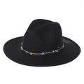 C.C Glass Bead Trim Band Panama Hat
