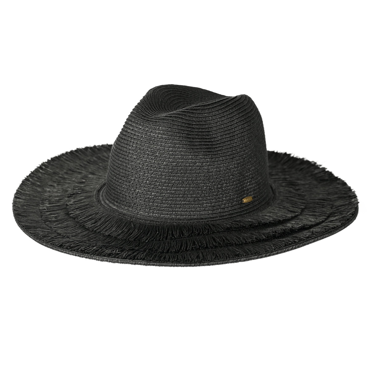 C.C Fringe Brim Panama Hat