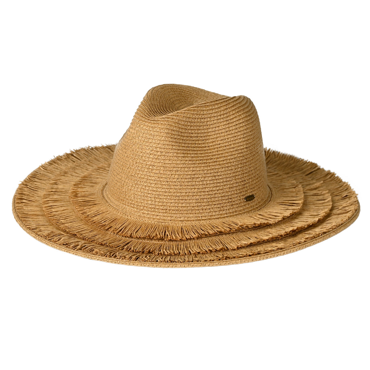 C.C Fringe Brim Panama Hat