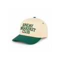 Sunday Breakfast Club Embroidered Trucker Hat for Men and Women