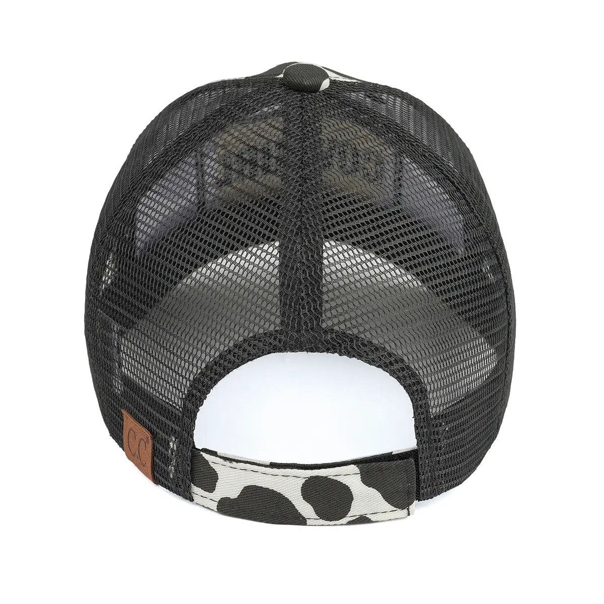 C.C Cowgirl Cow Pattern Baseball Hat