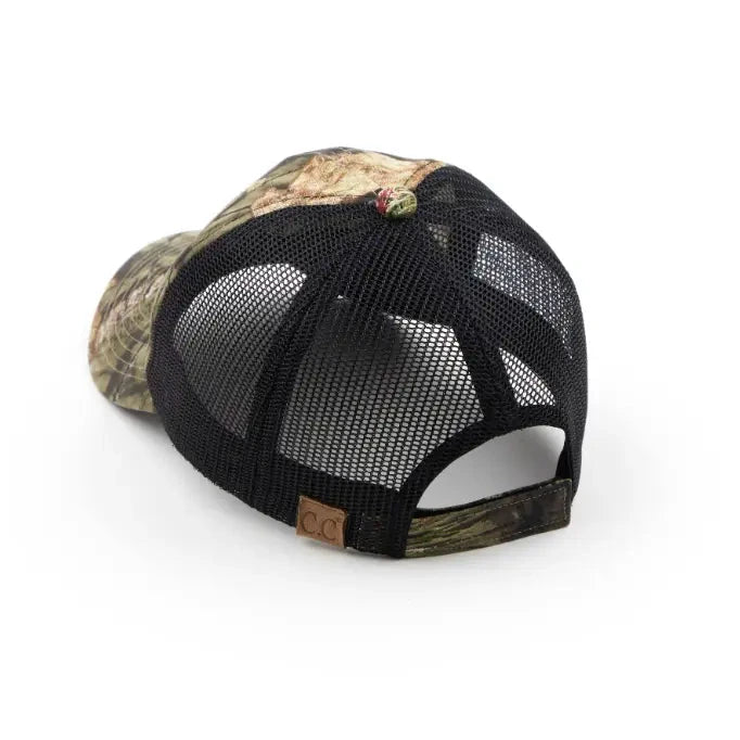 C.C Mossy Oak Camo Baseball Hat