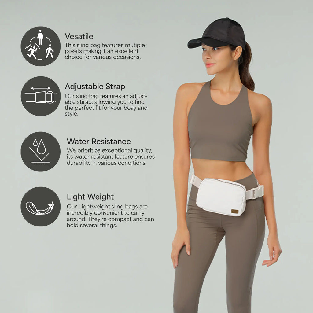 C.C Waterproof Crossbody Bag