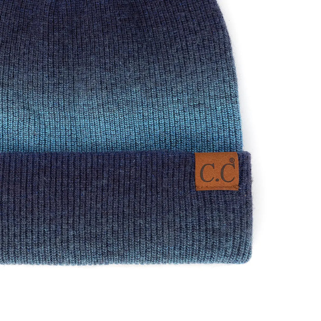 C.C Multi Color Ombre Cuff Beanie