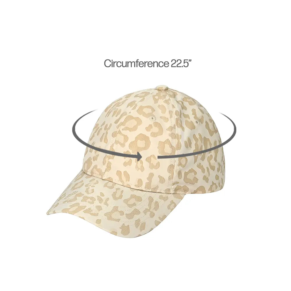 C.C Nylon Leopard Print Baseball Hat