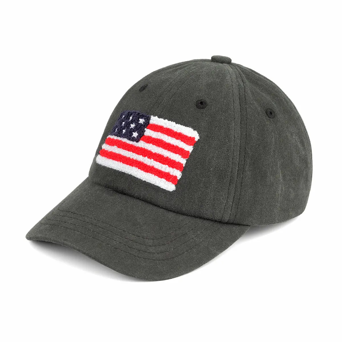 C.C Classic American Flag Patch Baseball Cap