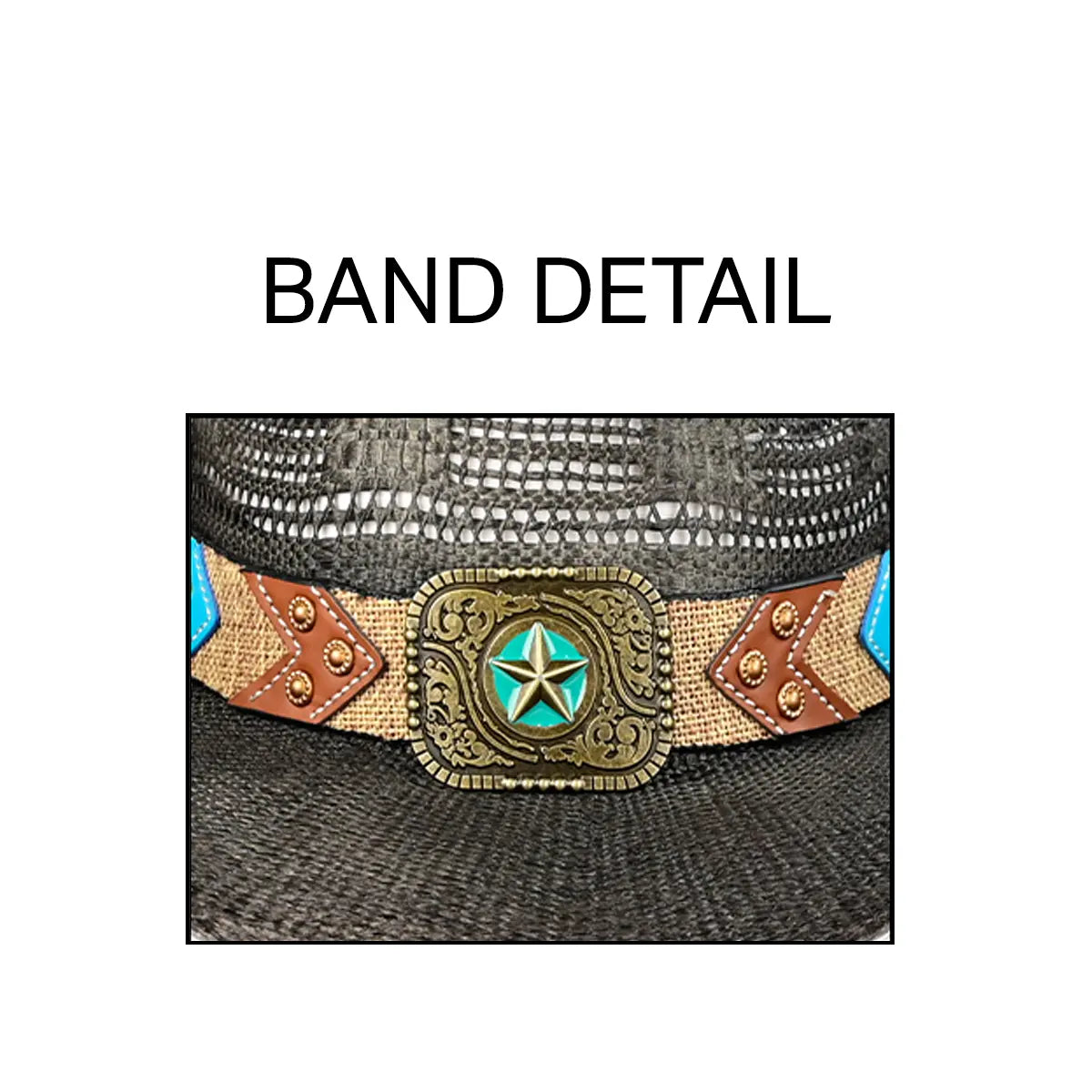C.C Vegan Patch Band Vented Cowboy Hat – Boho Western Hat