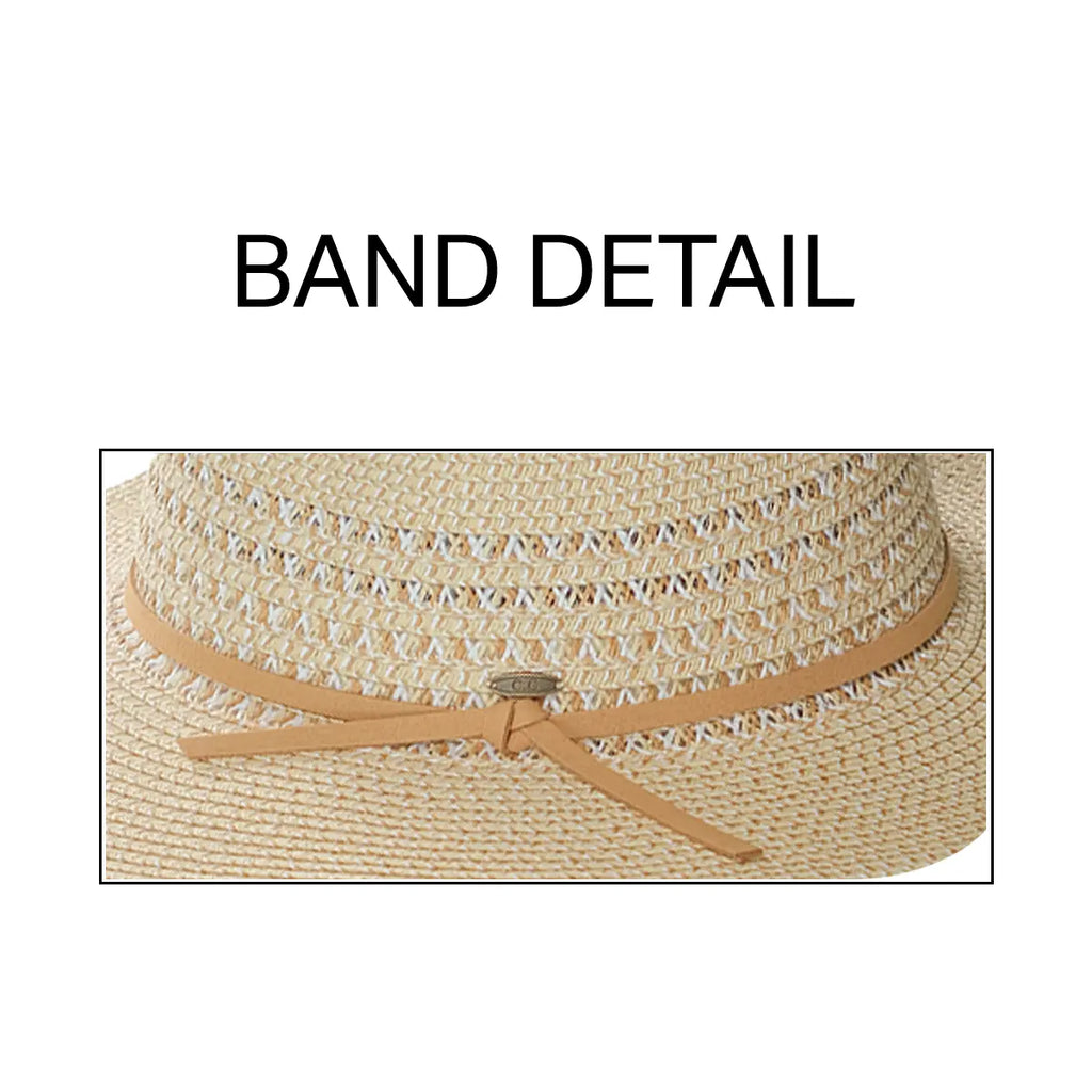 C.C Heather Straw Panama Hat