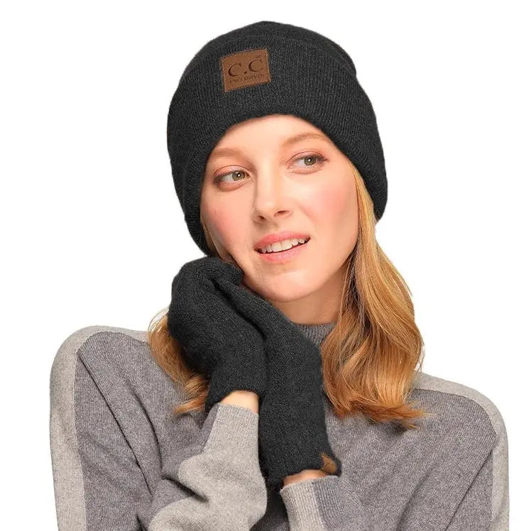 C.C Recycled Classic Heather Knit Beanie
