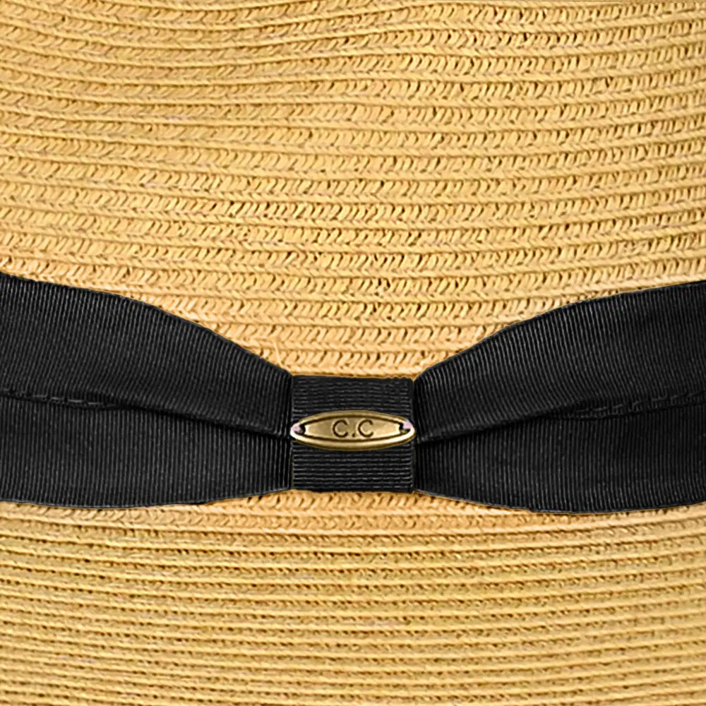 C.C Brimmed Panama Hat
