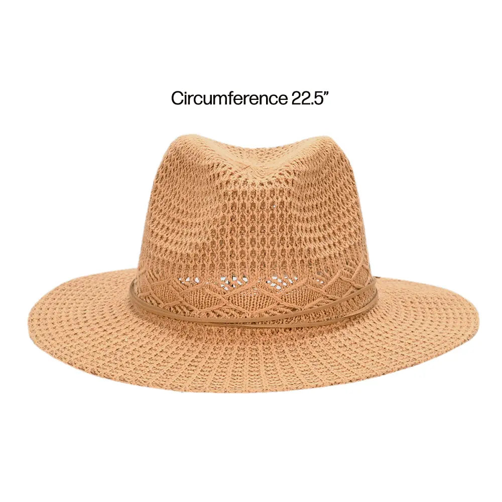 C.C Cotton Knit Panama Hat