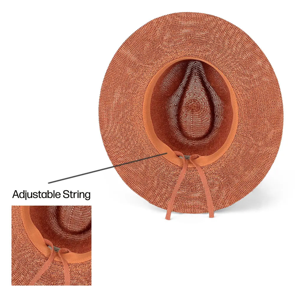 C.C Thread & Rhinestone Band Panama Hat