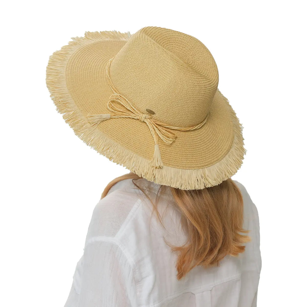 C.C Fringe Panama Hat