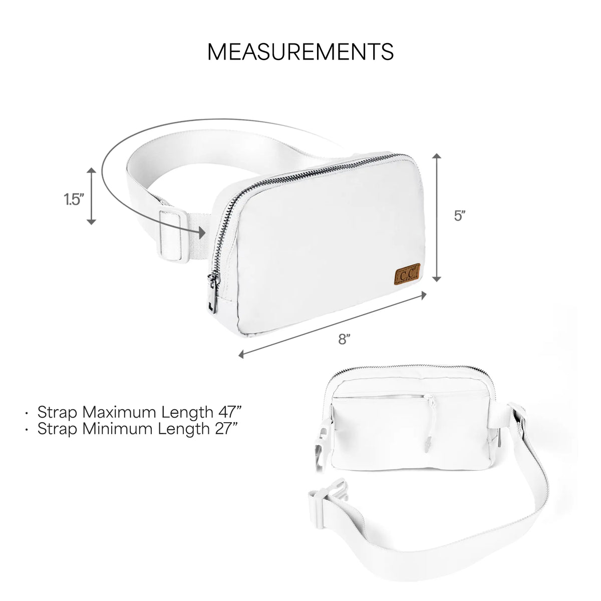 C.C Waterproof Crossbody Bag