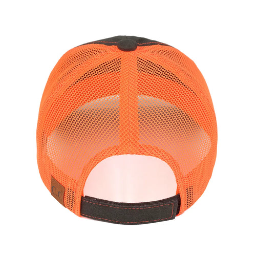 C.C Black 2-Tone Baseball Cap