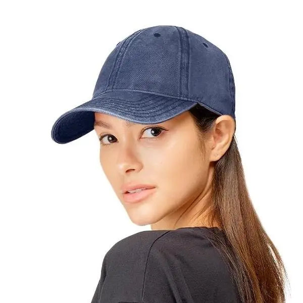 C.C Acid Wash Cotton Baseball Cap