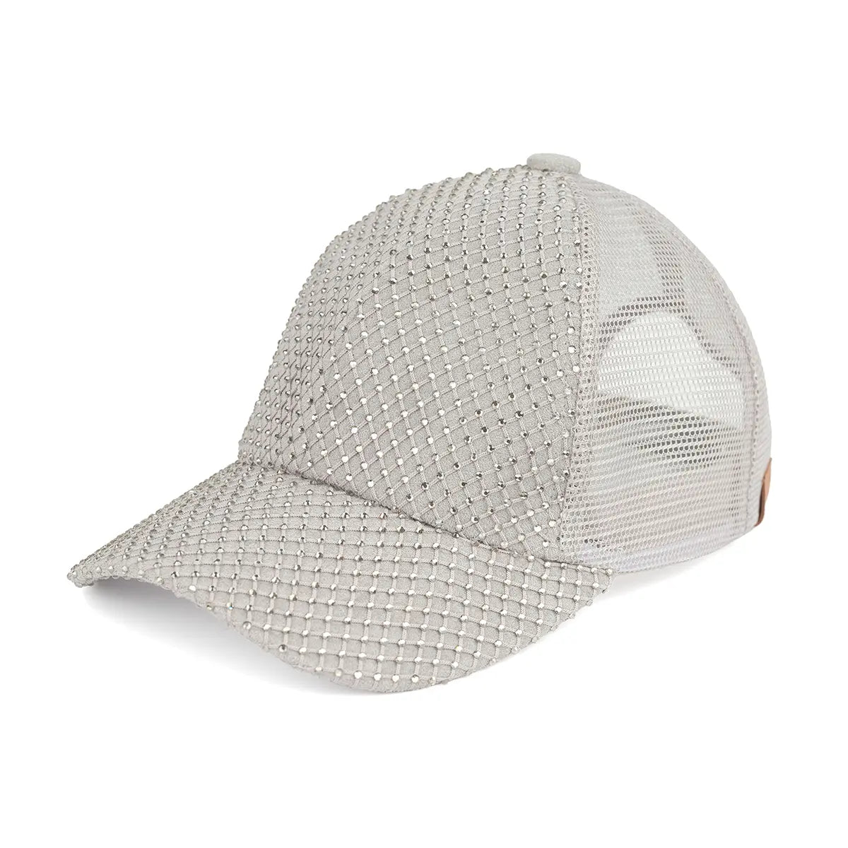 C.C Rhinestone Net Baseball Cap