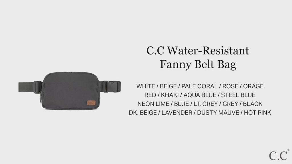 C.C Waterproof Crossbody Bag