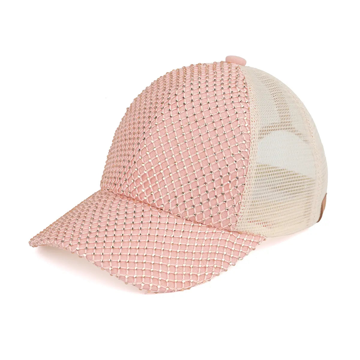 C.C Rhinestone Net Baseball Cap