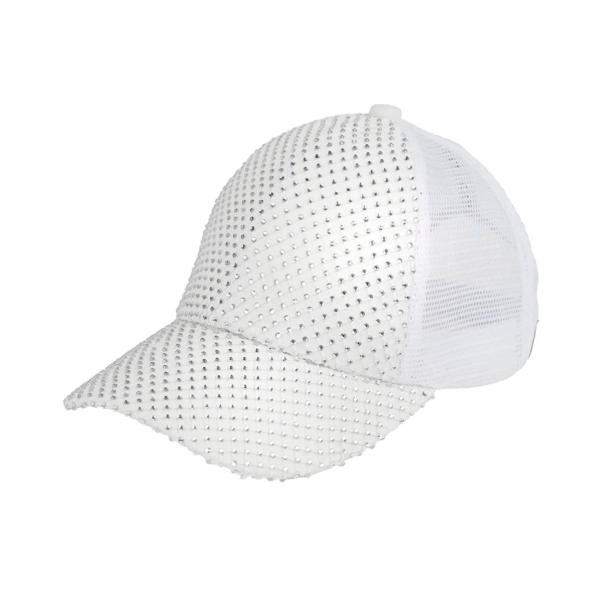 C.C Rhinestone Net Baseball Cap